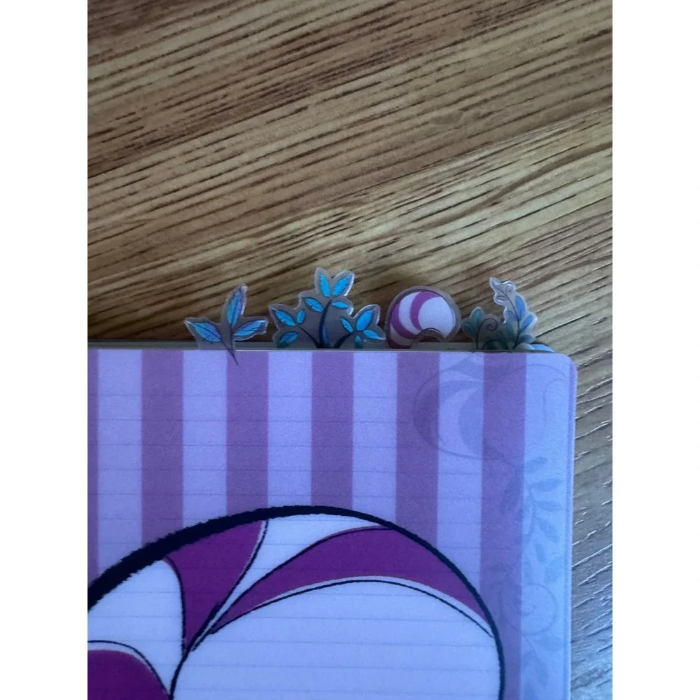 Disney Alice in Wonderland Cheshire Cat Tab Journal Spiral Notebook Notepad